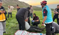 Dağda mahsur kalan vatandaş Kurtarıldı