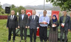 Çukurca'da çiftçilere 43 bin sebze fidesi dağıtıldı