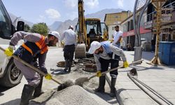 Kavurucu sıcakta Logar mesaisi