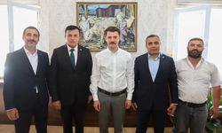 STK temsilcilerinden Kaymakam Cebeci’ye ziyaret