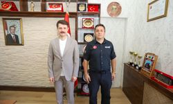Müdür Kanat’tan kaymakam Cebeci’ye ziyaret