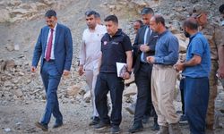 Çukurca’da Heyelan Riski: Vali Çelik Çalışmaları Yerinde Denetledi