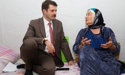 Kaymakam Cebeci yaşlıları ziyaret etti