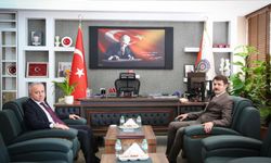 Kaymakam Cebeci’den müdür Ayata’ya hayırlı olsun ziyareti