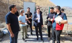 Kaymakam Cebeci sahipsiz hayvan barınağını denetimlerde bulundu