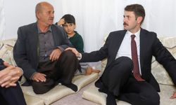 Kaymakam Cebeci gazi ve Şehit Aileleri ziyaret etti