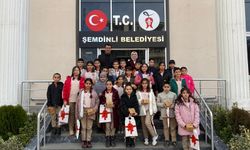 Minikler başkan Şakar’ı Makamında Ziyaret ettiler
