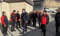 Valisi Çelik AFAD’a kuruluş yıl dönümü ziyareti