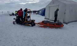 Yüksekova’daki kayaklı koşu yarışmasında 5 sporcu yaralandı