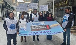 Hakkâri’de KESK’ten İş Bırakma Eylemi!