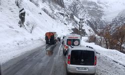 Hakkari-Van-Çukurca Karayoluna Çığ Düştü!