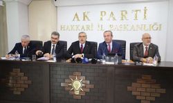 AK Parti Genel Başkan Yardımcısı Yayman Hakkari’de Gazetecilerle Buluştu