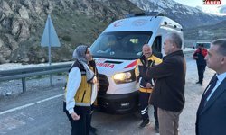 İl Sağlık Müdürü Kara’dan heyelan bölgesindeki ekiplere ziyaret