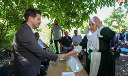 Kaymakam Cebeci ve Başkan Demir, Taşlık Mezrası'nda Vatandaşlarla Buluştu
