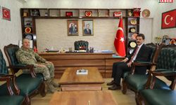 Tuğgeneral Büyükköroğlu’ndan Kaymakam Cebeci’ye Veda Ziyareti