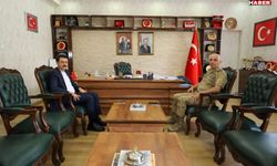 Tuğgeneral Öz’den Kaymakam Cebeci’ye Ziyaret