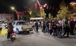 Çukurca’da Amedspor-Beşiktaş maçı sonrası kutlama