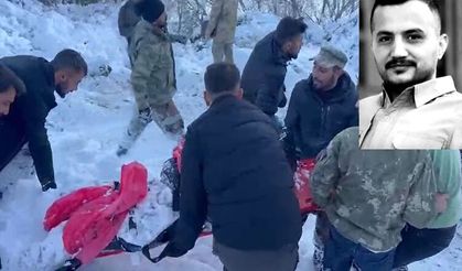 Sınırda kar altında kalan gencin cenazesi bulundu