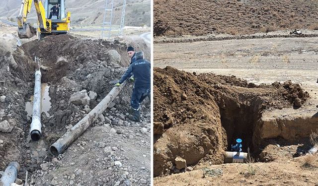 Hakkari'de su arıza çalışması 3. gününde!