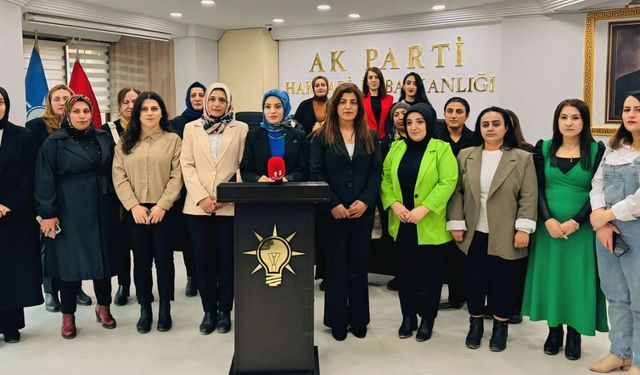 AK Parti Hakkari Kadın Kolları’ndan 8 Mart Mesajı
