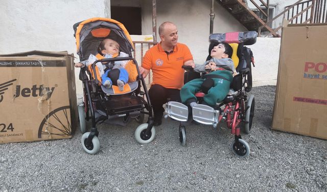 Başkan Aydoğdu Özel Gereksinimli Çocukları Sevindirmeye devam ediyor