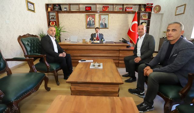 Şehit alileri kaymakam Cebeci’ye ziyaret