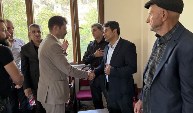 Kaymakam Cebeci Özer ailesinin taziyesinde bulundu
