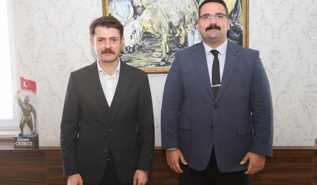 Müdür Altekin’de kaymakam Cebeci’ye ziyaret
