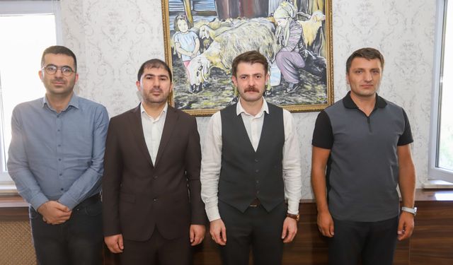 Başkan Kamacı ve Yıldız kaymakam Cebeci’ye ziyaret