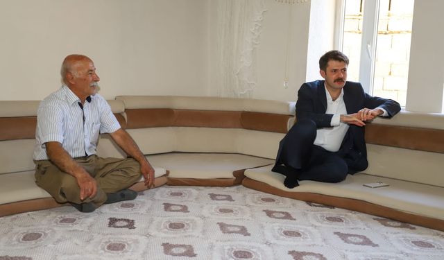 Kaymakam Cebeci Ertunç ailesini ziyaret etti