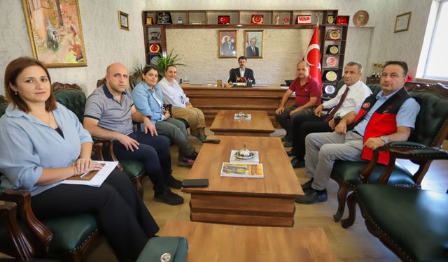 GAP heyetinde kaymakam Cebeci’ye ziyaret