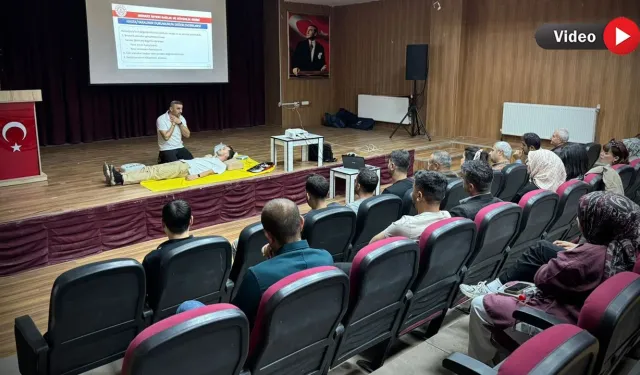 Çukurca’da Öğretmenlere İlk Yardım Eğitimi