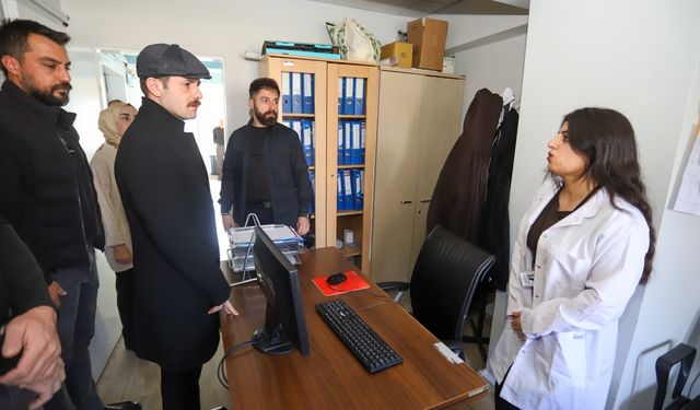 Kaymakam cebeci ilçe toplum sağlığı merkezi Ziyaret Etti