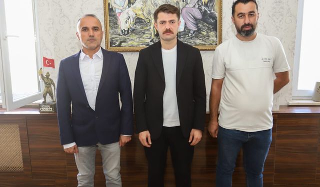 Karayolları ve MEFA Firması Kaymakam Cebeci’yi Ziyaret Etti