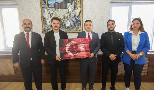 Kaymakam Cebeci’ye hayırlı olsun ziyaretçileri devam ediyor
