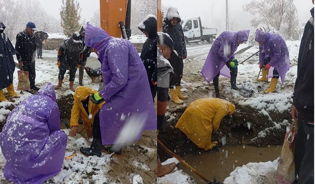 Kar ve Heyelan Su Şebekelerini Vurdu