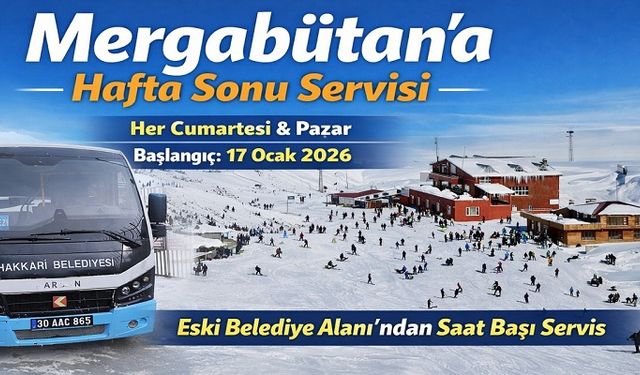 Hakkari Kayak Merkezi’ne Hafta Sonu Toplu Taşıma Başlıyor