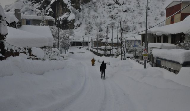 Meteoroloji’den Hakkâri İçin Kuvvetli ve Yoğun Kar Yağışı Uyarısı