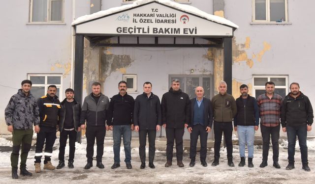 Vali Yardımcısı Zor’dan Geçitli Bakım Evi Şantiyesine Ziyaret