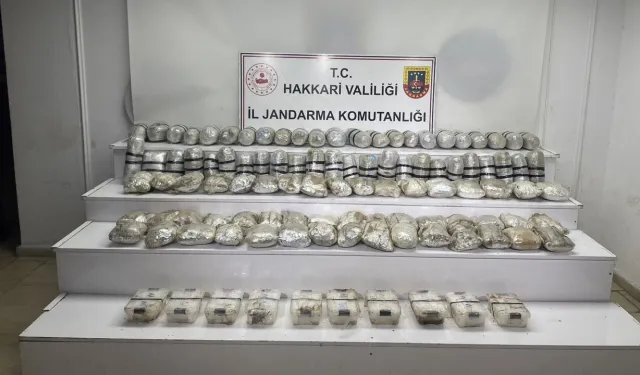 Yüksekova’da 60 Kilo Yasaklı Madde Ele Geçirildi