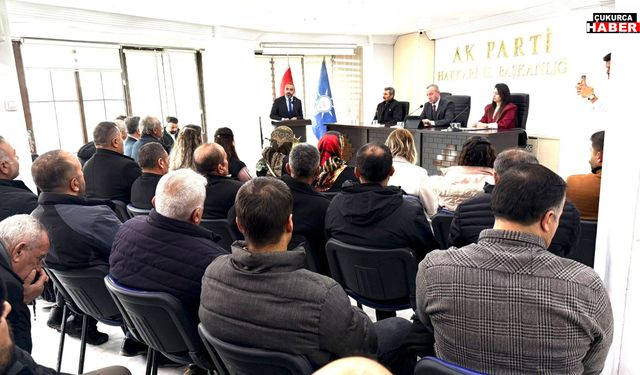 AK Parti Hakkari Merkez İlçe Danışma Meclisi Toplantısı Geniş Katılımla Gerçekleştirildi