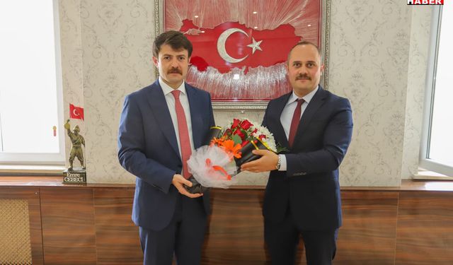 Müdür Akbaş’tan Kaymakam Cebeci’ye Ziyaret