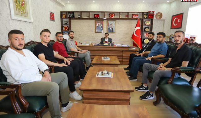 AK Parti Çukurca Gençlik Kolları'ndan Kaymakam Cebeci'ye Ziyaret