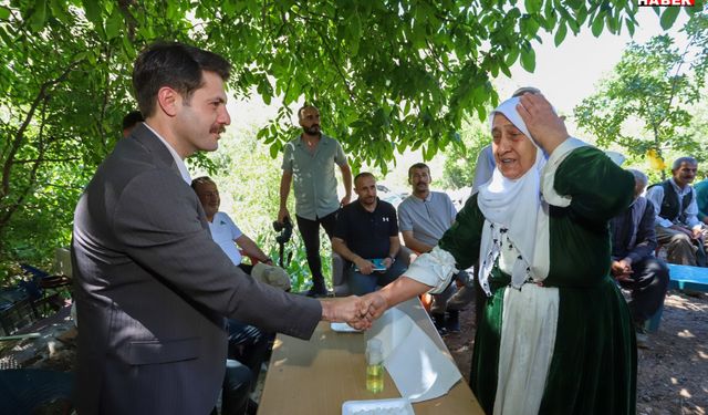 Kaymakam Cebeci ve Başkan Demir, Taşlık Mezrası'nda Vatandaşlarla Buluştu