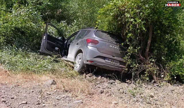 Çukurca yolunda faciadan dönüldü: Otomobil Zap Suyu’na düşmekten kurtuldu