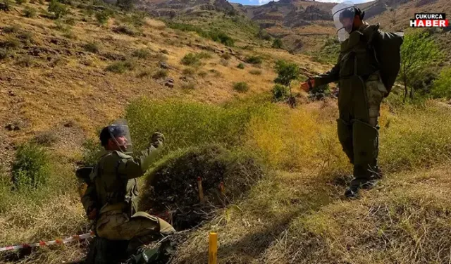Çukurca’da yıllardır yasaklı kalan Köylerde Mayın temizliği sürüyor