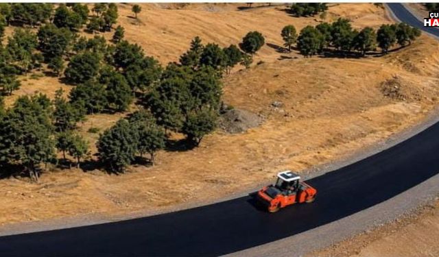 Derecik’te 18 Kilometrelik BSK Asfalt Çalışması Tamamlandı