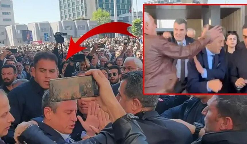 Sırrı Süreyya Önder için yapılan tören çıkışında Özgür Özel'e saldırı