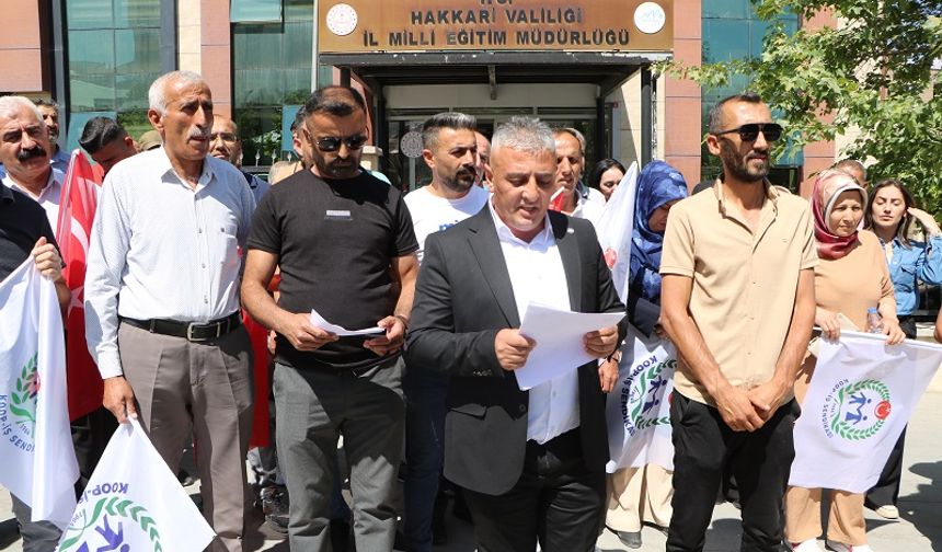 Hakkari’de Toplu Sözleşme Tepkisi: “Masa Susarsa, Meydanlar Konuşur