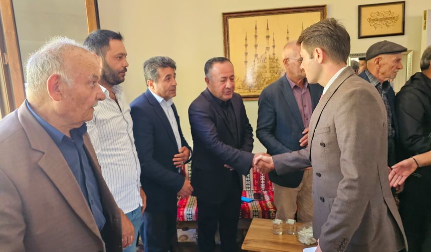 Kaymakam Cebeci Tunç ailesinin taziyesinde bulundu
